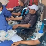 PMI Bangka Barat dan Puskesmas Sekar Biru Gelar Donor Darah di Parittiga Expo