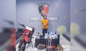 Usai Beraksi di 3 TKP, Dedi Diringkus Tim Jatanras Polda Babel