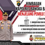 Jelang Pemilu 2024, Ini Imbauan Kapolres Bangka Barat untuk Masyarakat