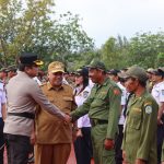 Hadiri Apel Serpas Pengamanan TPS Pemilu 2024, Ini Harapan Bupati Sukirman