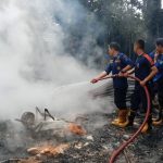 Rumah Nenek Sotna di Desa Terak Ludes Dilalap Si Jago Merah  