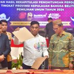 Dikritik Bawaslu, Rapat Pleno Rekapitulasi Suara Pemilu Tingkat Provinsi Babel Sempat Berlangsung Alot