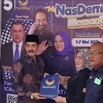 Usnen Ambil Formulir Pendaftaran Calon Bupati Bangka di DPD Nasdem