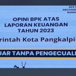 Pemkot Pangkalpinang Kembali Raih Opini WTP dari BPK
