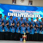 Raih 3 Emas, PDBI Bangka Tengah Juara Umum Kejurprov Drumband 2024
