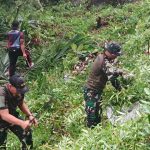 Jaga Situs Bersejarah, Kodim 0432/Basel Bersihkan Kawasan Benteng Toboali