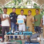 PT Timah Serahkan Bantuan Alat Pertukangan ke Pemuda di Bangka Selatan