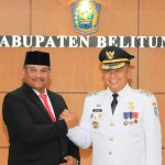 Mikron Antariksa Resmi Jabat Pj Bupati Belitung