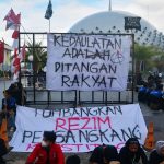 Massa Tolak RUU Pilkada di Titik Nol Kilometer Pangkalpinang