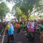 61 Regu Ramaikan Pawai Pembangunan HUT ke-79 RI di Bangka Barat