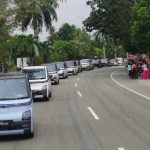 Ikut Berpartisipasi dalam Karnaval HUT RI, PLN Babel Promosikan Mobil Listrik