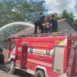 Ada Mobil Minibus Terbakar Di Lokalisasi Black Jack Toboali Bangka Selatan