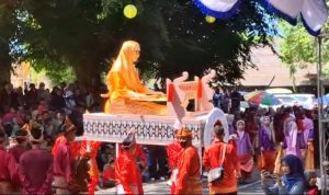 50 Regu Ramaikan Kirab dan Karnaval Budaya Dalam Memeriahkan HUT Kota Mentok