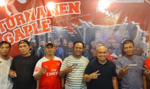 64 Pasang Peserta Bertarung di Turnamen Gaple Rumah Sehat, Molen Apresiasi Panitia Penyelenggara