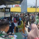 Mobil Sehat PT Timah Hadir dalam Bakti Sosial dan Bakti Sehat Korem 045 Gaya 