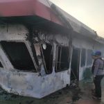 KIP 17 PT Timah Tbk Terbakar di Perairan Desa Cupat 