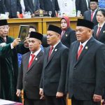 Badri Syamsu Resmi Jabat Ketua DPRD Bangka Barat