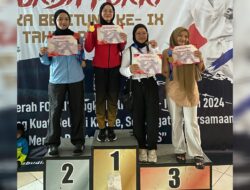 Bripda Nur Annisa, Polwan Polda Babel Yang Sukses Bawa Forki Babar Raih Juara 1 Kejurda Forki Babel 2024