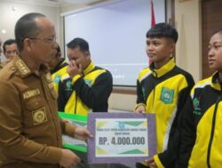 Raih Peringkat 6 Popda XII, Atlet Bangka Tengah Dapat Bonus Rp500 Juta dari Bupati