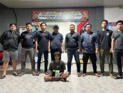 Polisi Tangkap Pelaku Pencurian Handphone di Desa Penyak