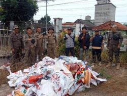 Tak Diturunkan di Masa Tenang, 2.883 APK di Bangka Tengah Ditertibkan