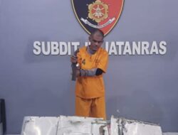 Tim Jatanras Polda Babel Ringkus Pria Paruh Baya Pencuri Plat Baleho di Pangkalpinang