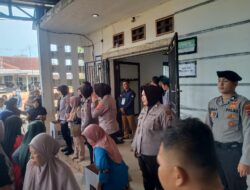 Polres Basel Turunkan Personel Kawal Proses Sortir dan Lipat Surat Suara Pilkada 2024  