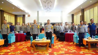 Gelar Rakor, Polda Babel Lakukan Persiapan Pengamanan Jelang Nataru