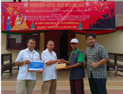 Jelang Natal dan Tahun Baru, Dua Gereja di Bangka Barat Terima Bantuan dari PT Timah