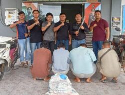 Satreskrim Polres Bangka Tengah Tangkap 5 Pelaku Curas