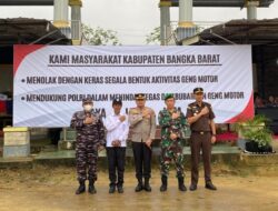 Kapolres Bangka Barat Tegaskan Tak akan Tolerir Segala Aktivitas Geng Motor