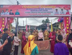 Antusiasme Masyarakat Air Gegas Sambut Program Aik Bakung Riza-Debby
