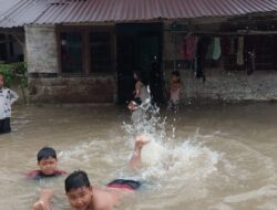 Banjir Rob di Desa Belo Laut Rendam 62 Rumah Warga