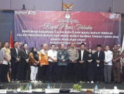 KPU Tetapkan Algafry-Efrianda Jadi Bupati-Wabup Bangka Tengah Terpilih