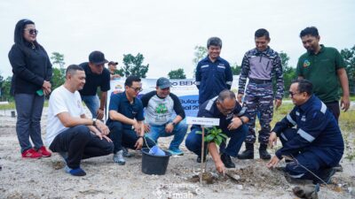 Rangkaian Peringatan Bulan K3 Nasional PT Timah: Tanam 500 Pohon Buah di Kabupaten Bangka