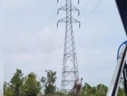 Dua Tower SUTET PLN di Kawasan Merbuk Berisiko Tumbang