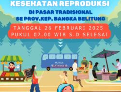 Besok, BKKBN Akan Gelar Pelayanan KB Dan Kesehatan Reproduksi Di Pasar Tradisional 