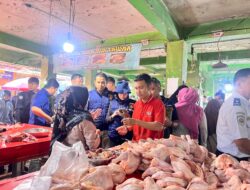 Satgas Pangan Polda Babel Turut Serta Cek Harga Dan Stok Bapok Di Pasar Tradisional Pangkalpinang