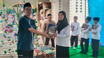 Lestarikan Adat Tradisi Masyarakat, Dua Tahun Berturut PT Timah Dukung Kegiatan Pesta Adat Ruwah dan Khatam Quran Warga Desa Pusuk