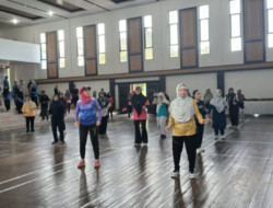 Jalin Sinergi dan Harmonisasi, PT Timah Gelar Senam Bersama Pemerintah Kecamatan dan Kelurahan di Mentok