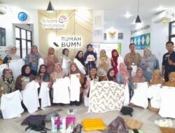 Rumah BUMN Koba Gelar Pelatihan Ecoprint Gandeng Dekranasda Bangka Tengah