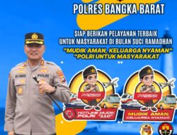 Jelang Mudik Lebaran, Polres Bangka Barat Perkenalkan Layanan Hotline 110