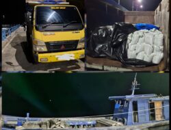 Polda Babel Dan Polres Belitung Kembali Gagalkan Penyelundupan Ratusan Karung Pasir Timah Di Belitung