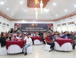 Momen Buka Bersama Media Serentak Seluruh Jajaran Polri, Polda Babel Gelar Berbagai Kegiatan Dari Pembagian Takjil Hingga Syukuran