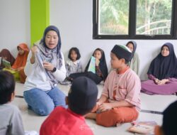 Sobat Aksi Ramadan Berbagi Kebahagiaan di Musala Al Muktibin Bangka Barat, Santuni Anak Yatim dan Piatu