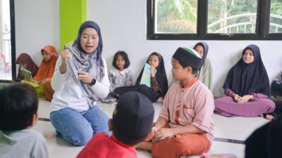 Sobat Aksi Ramadan Berbagi Kebahagiaan di Musala Al Muktibin Bangka Barat, Santuni Anak Yatim dan Piatu