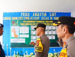 Cek Bandara Dan Pelabuhan Di Pangkalpinang, Kapolda Pastikan Kamtibmas Di Babel Aman Dan Terkendali