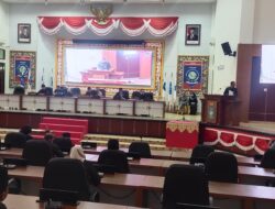 DPRD Babel Gelar Rapat Paripurna Usulan Pengesahan Dan Pengangkatan Cagub Dan Wagub Terpilih 2025-2030