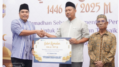 Dukung Kegiatan Pesantren Kilat Ramadan, PT Timah Serahkan Bantuan untuk Taman Bacaan Menara Bestari Belitung Timur