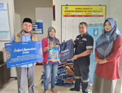 Jelang Idul Fitri, PT Timah Bagikan Paket Sembako Bagi Masyarakat di Desa Belo Laut Bangka Barat